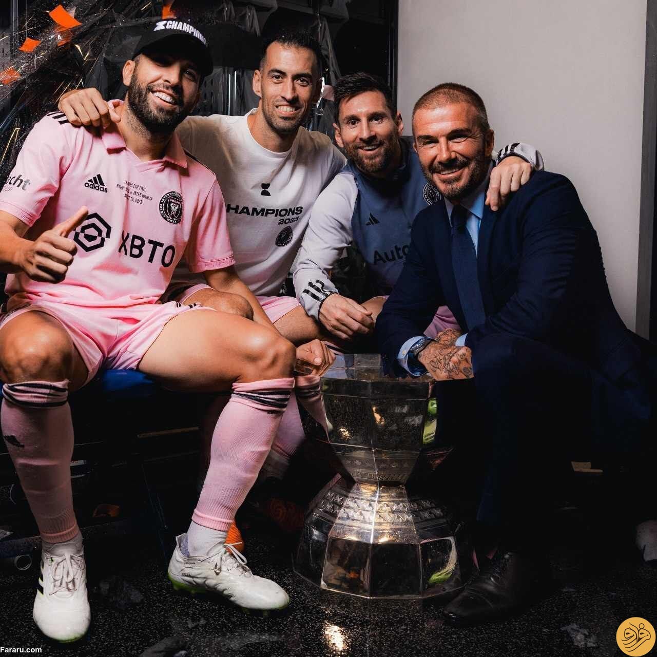 عکس | بکام از مدل موی جدید خود رونمایی کرد