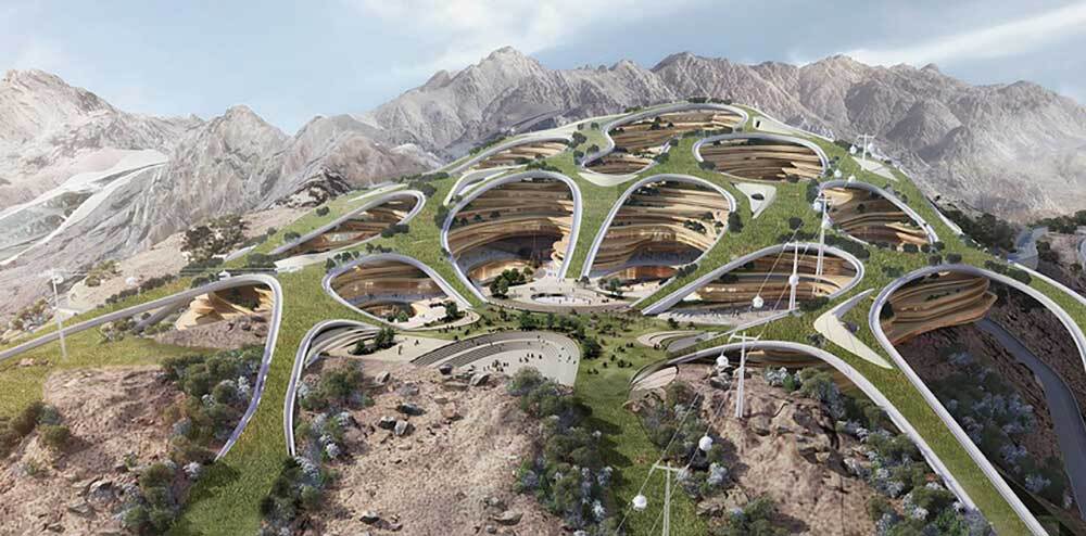 عکس | عربستان یک پیست اسکی مصنوعی می‌سازد