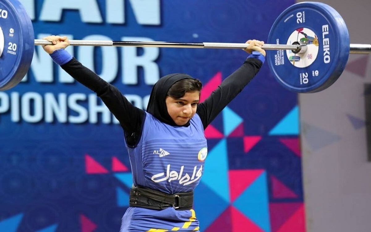 ویدئو | رکوردشکنی خیره کننده دختر وزنه‌بردار ایرانی