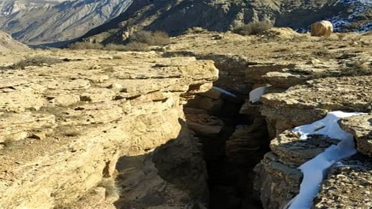 ویدیو | ایجاد شکاف در کوه به دنبال زلزله مراکش