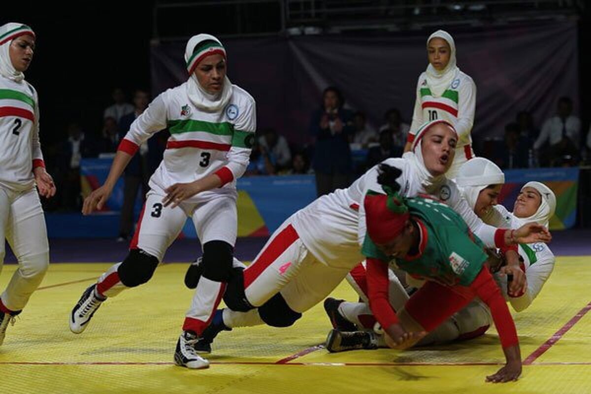 کبدی زنان ایران در بازی‌های آسیا درخشیدند