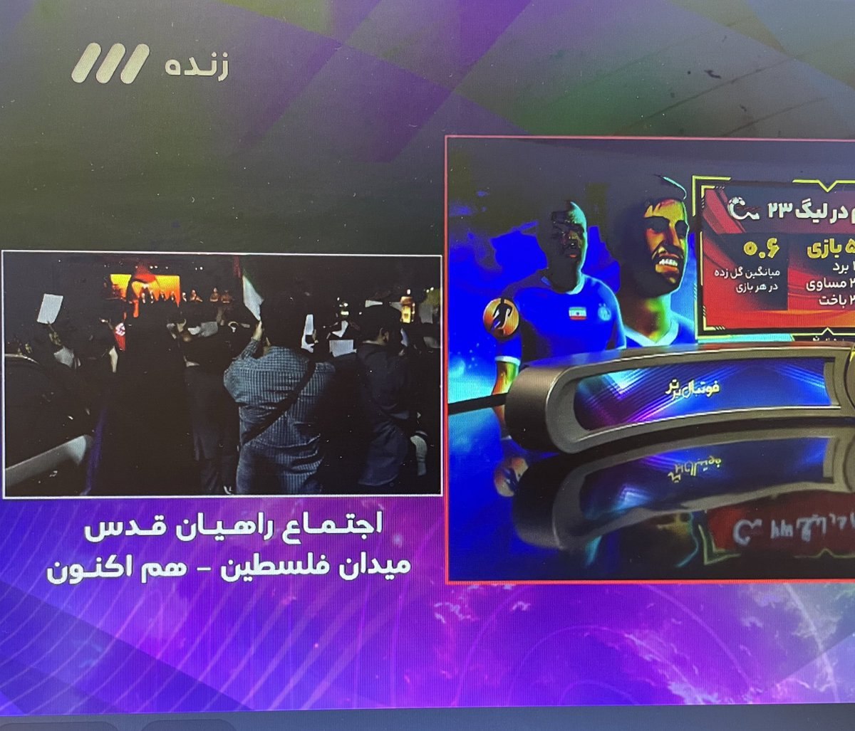 عکس | اقدام شبکه سه روی آنتن زنده خبرساز شد