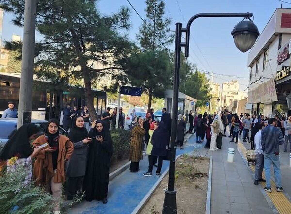 شهروند مشهدی از ترس زلزله خیابان‌خواب شد + عکس