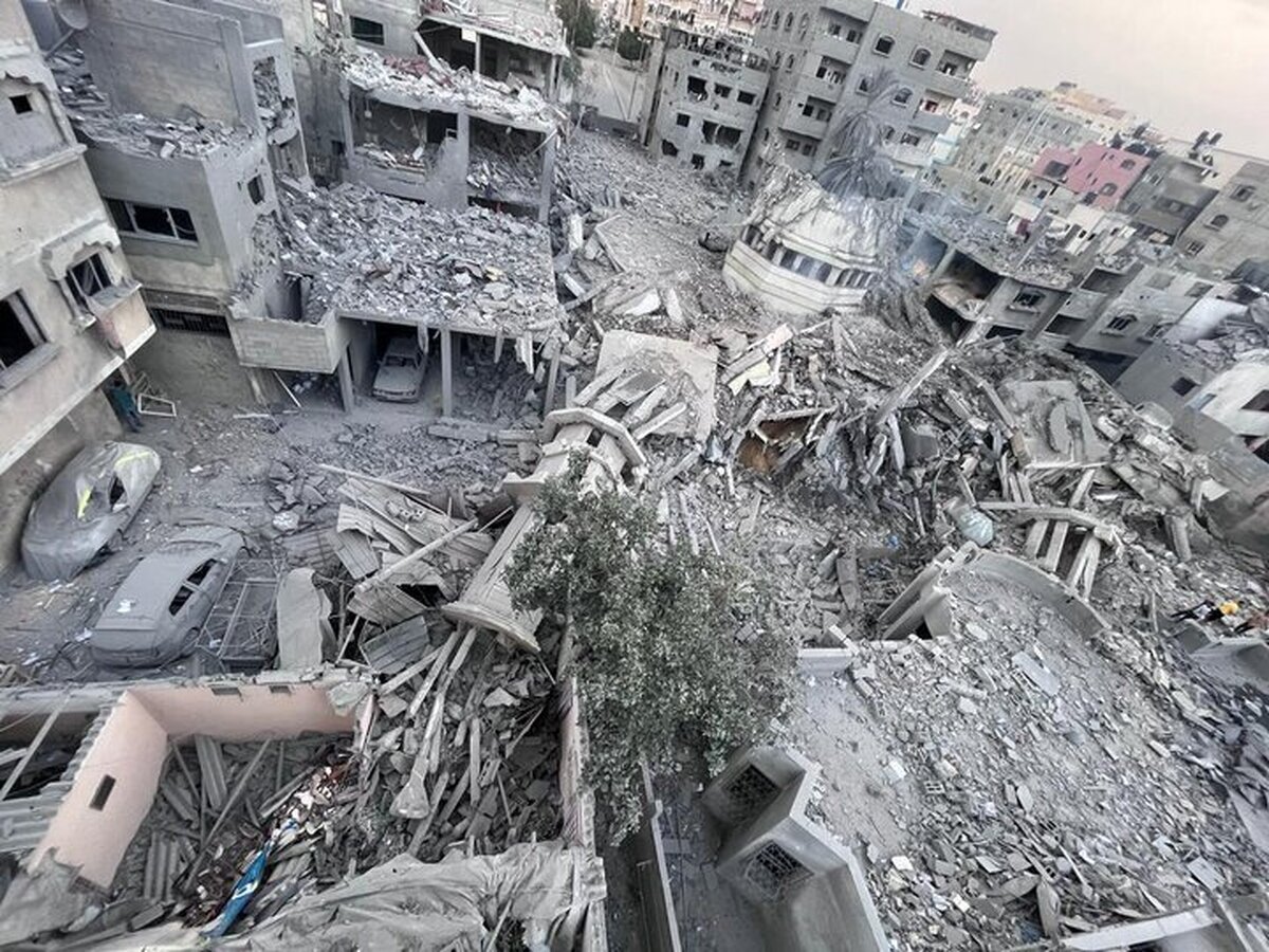 ویدیو | تصاویر هولناک از لحظه بمباران غزه