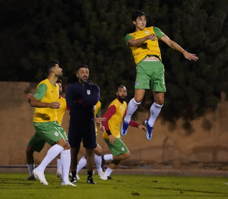 عکس | حرکت زیبای سردار آزمون به تقلید از رونالدو