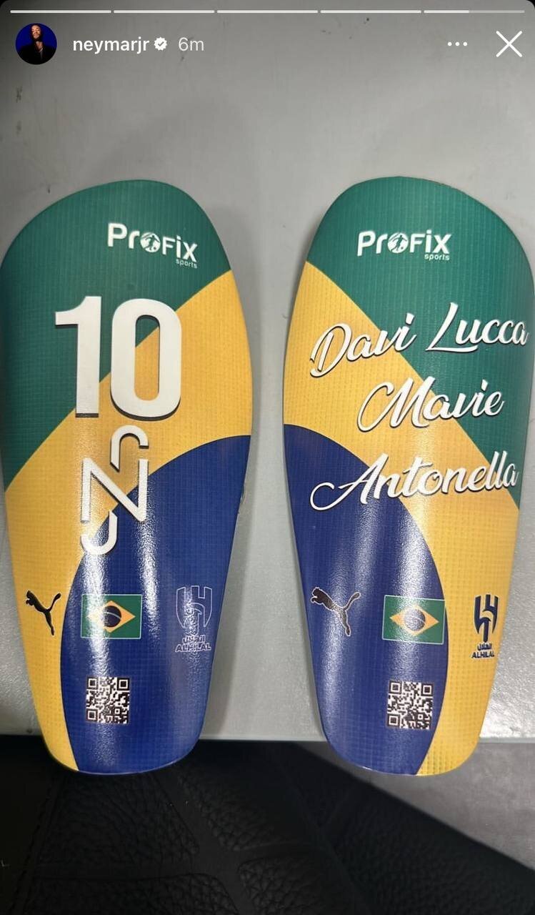 عکس | عاشقانه‌های نیمار برای فرزندانش پیش از بازی برزیل