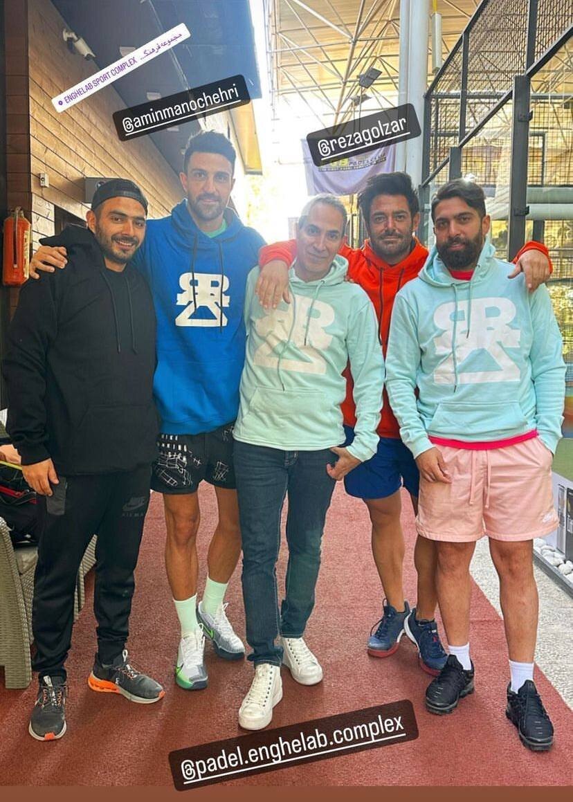 عکس | سلبریتی خوش چهره در جمع سرخابیها عکس | سلبریتی خوش چهره در جمع سرخابیها