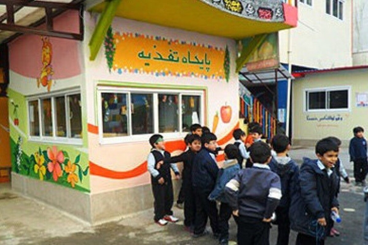 عکس | بوفه جالب یک مدرسه غیرانتفاعی
