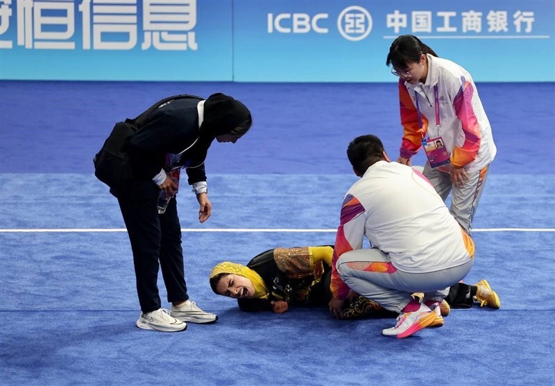 عکس | خبر تلخ مصدومیت شدید مینا پناهی در رقابتهای تالو عکس | خبر تلخ مصدومیت شدید مینا پناهی در رقابتهای تالو