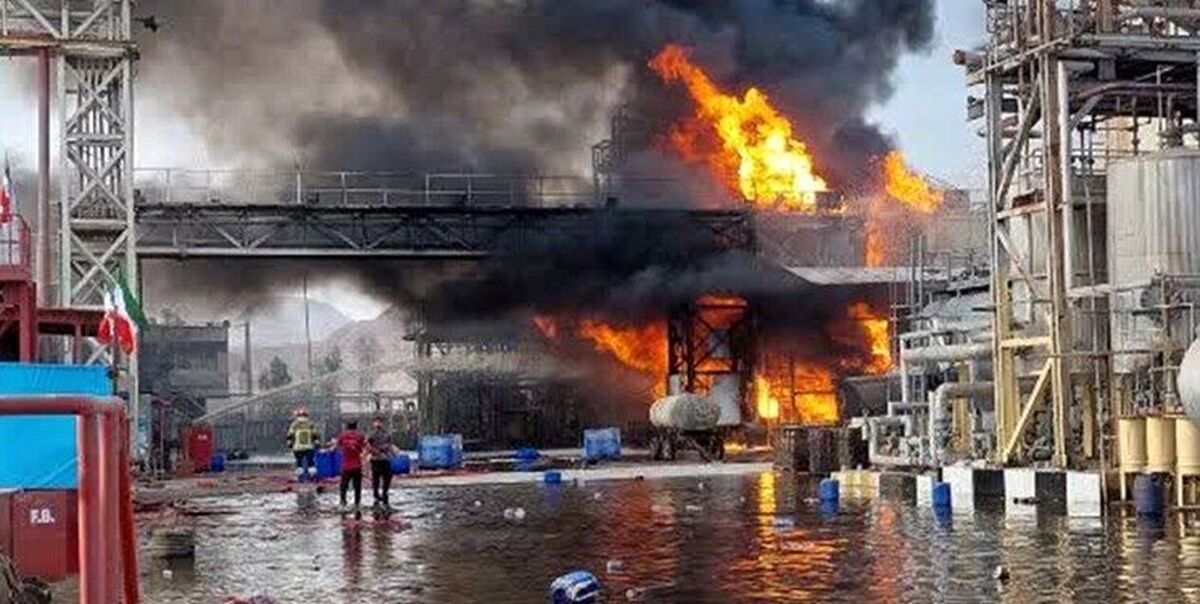 جزئیات جدید از حادثه آتش سوزی پالایشگاه نفت بندرعباس | افزایش فوتی‌ها