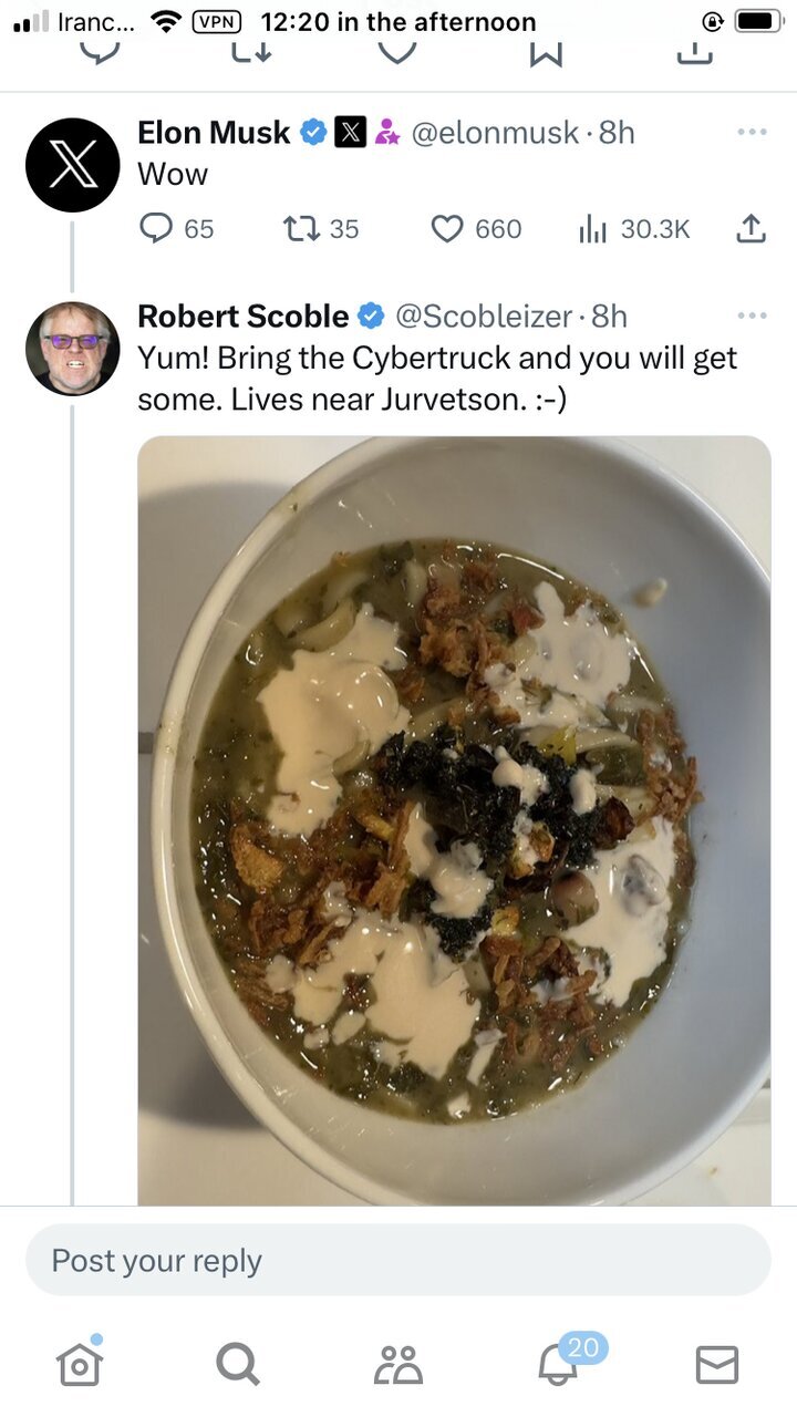 کل‌کل ایلان ماسک و اسکوبل بر سر آش رشته!