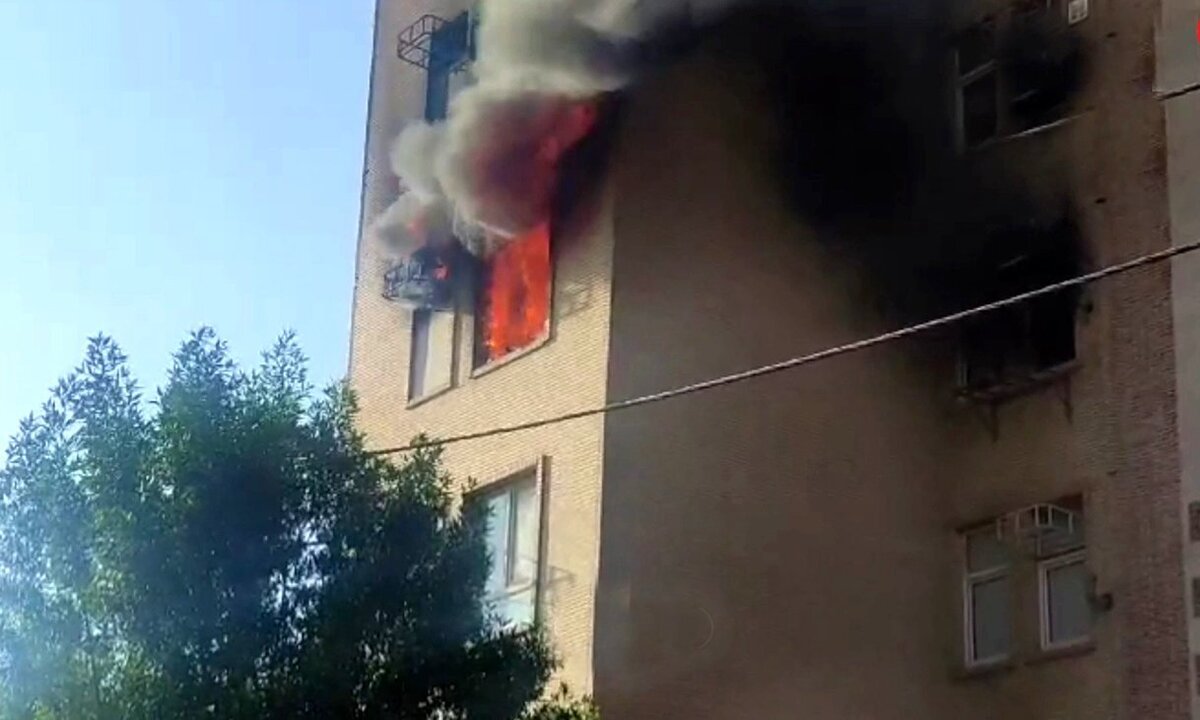 ویدیو | آتش سوزی وحشتناک در مسکن مهر اندیمشک