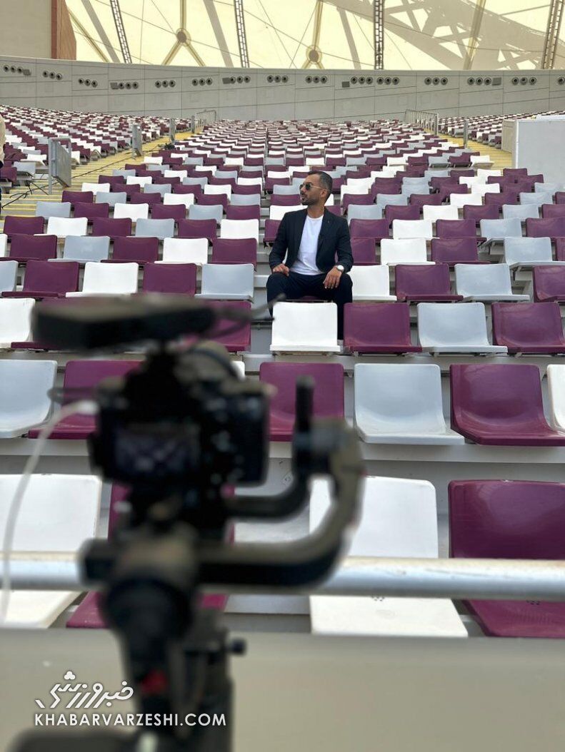 عکس | ژست‌های خاص محمدحسین میثاقی در الخلیفه