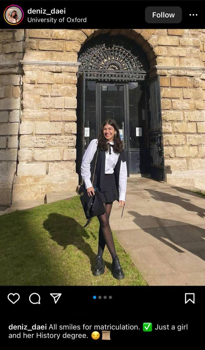 عکس | علی دایی در شریف دخترش در دانشگاه آکسفورد