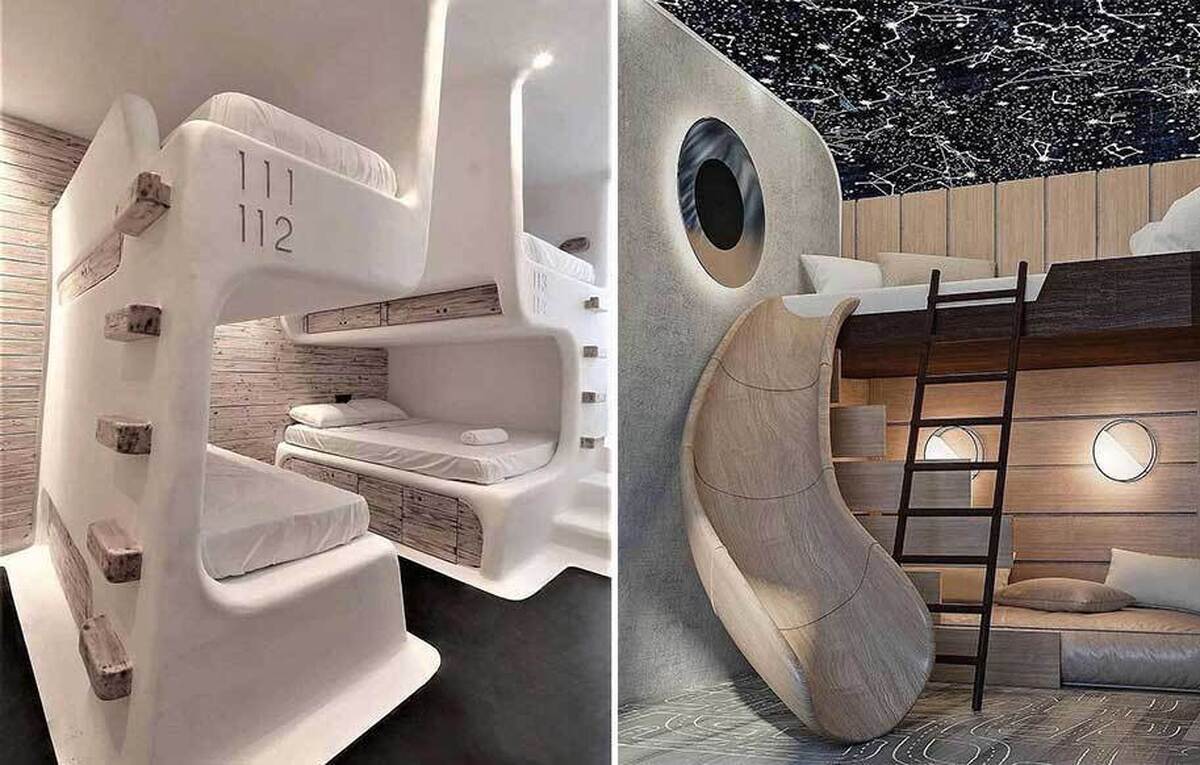 عکس | ایده‌های جالب برای تختخواب دو طبقه