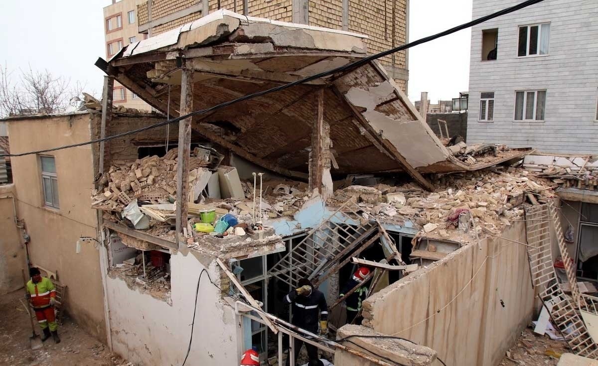 ویدیو | انفجار یک خانه را در زنجان ویران کرد