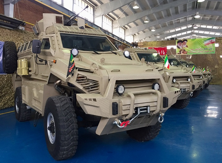 عکس | پلیس با خودروی زرهی طوفان مجهز شد