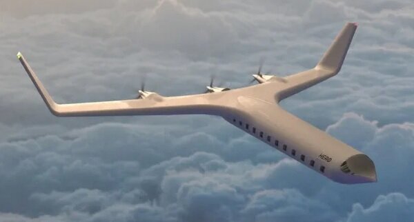 عکس | هواپیمای برقی عجیب و غریب تسلا پرواز می‌کند