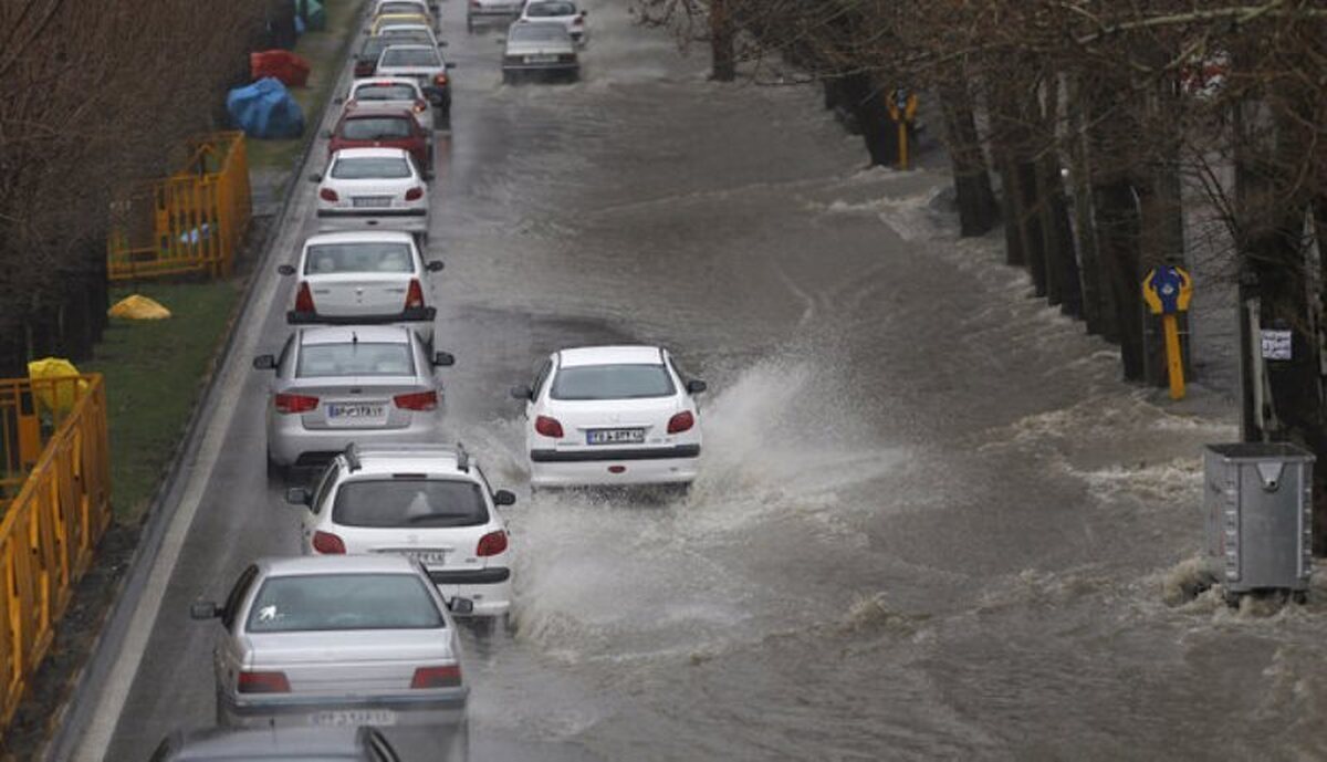 ویدیو | خیابان‌های تهران رودخانه شدند!
