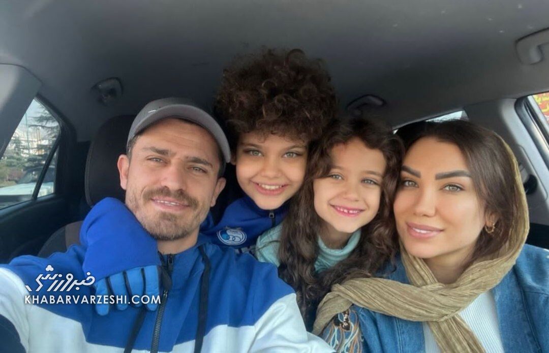 عکس | وریا غفوری با این ۳ آبی‌پوش جنجالی شد