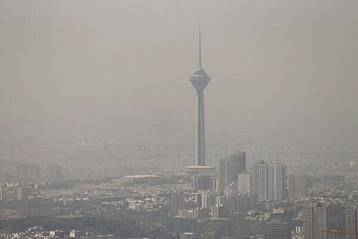 عکس | هوای تهران همچنان آلوده برای گروه‌های حساس
