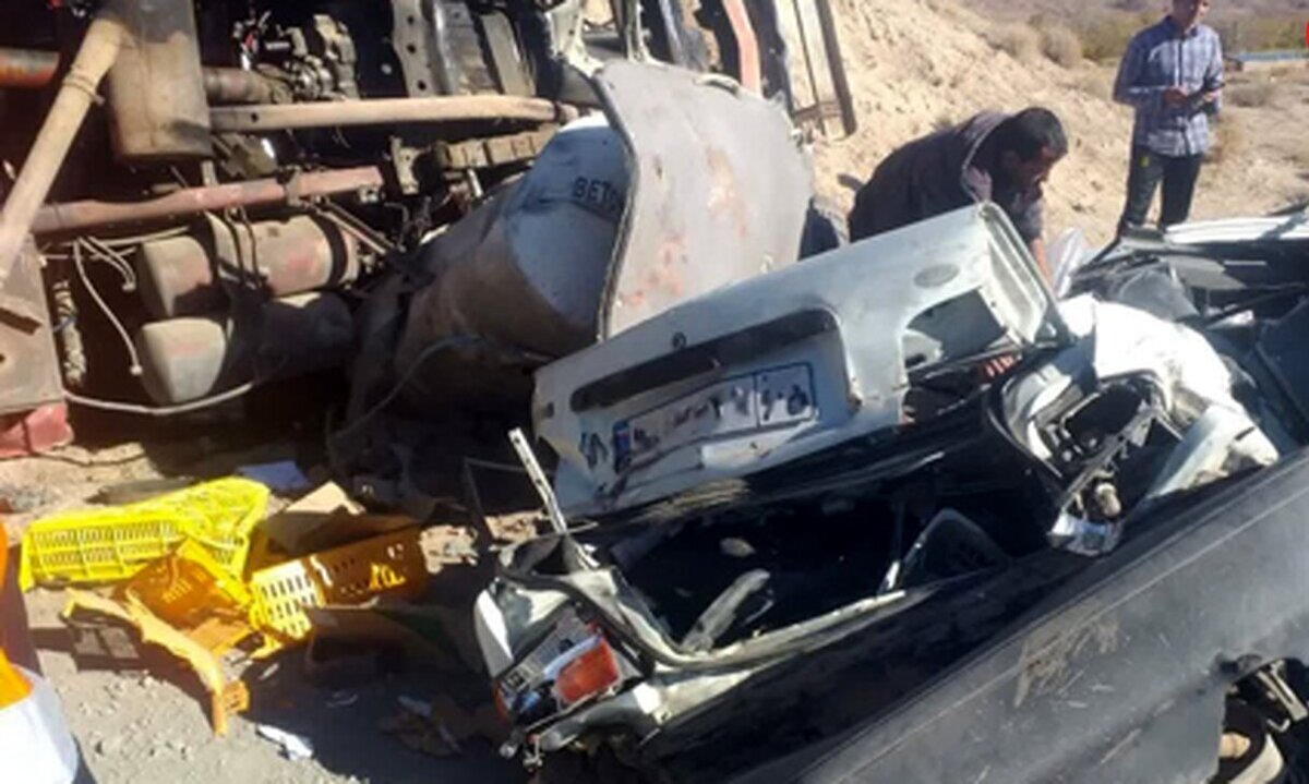 تصادف خونین در کرمان | ۴ نفر در دم جان باختند