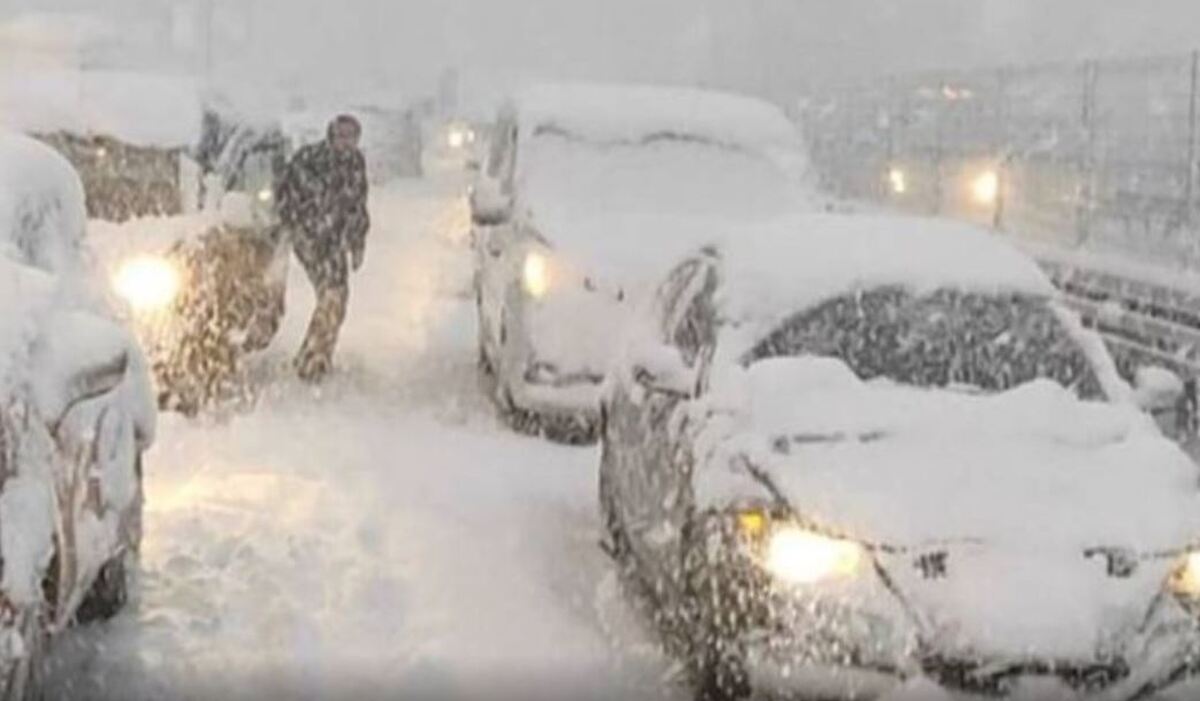 ویدیو | توفان و بوران شدید برف در شمال روسیه