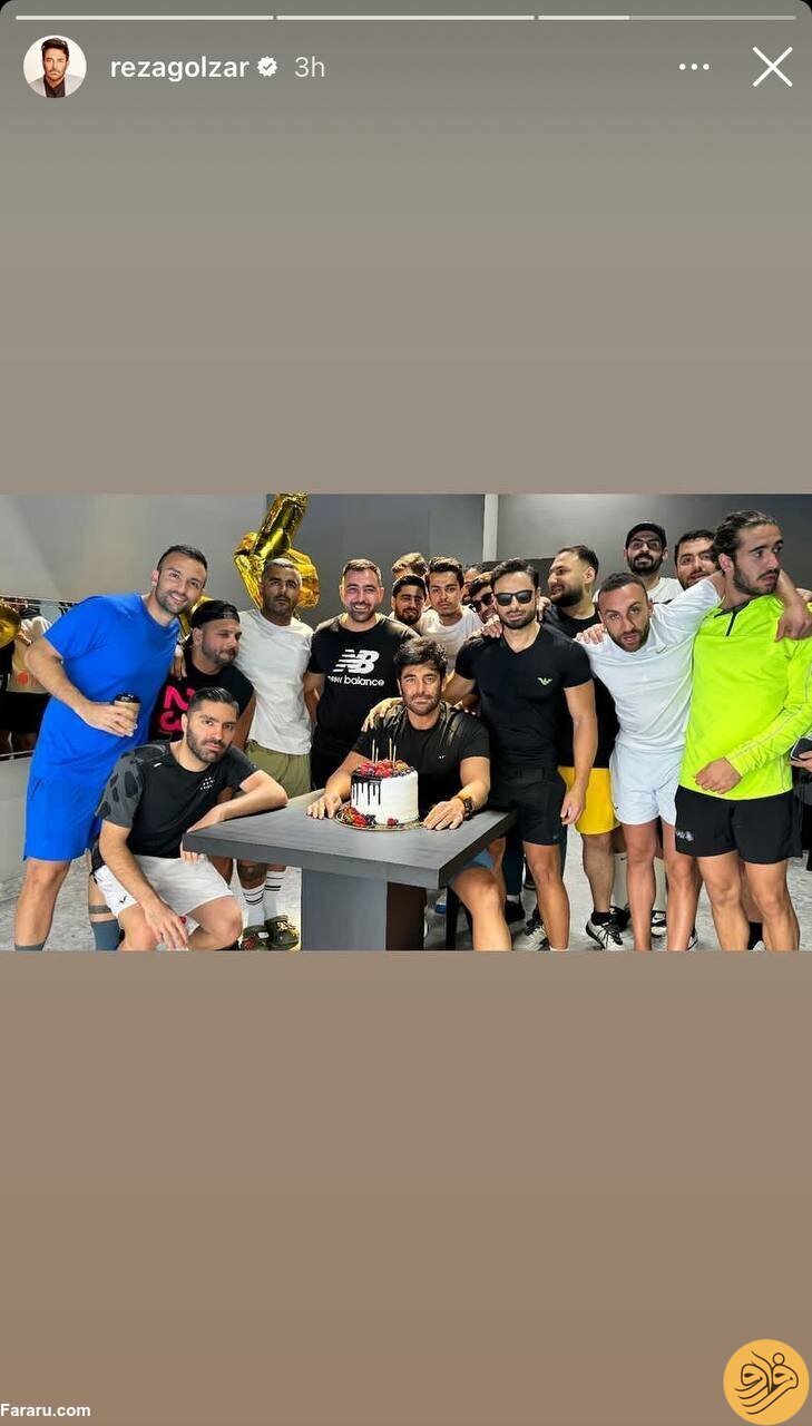 عکس |  جشن تولد محمدرضا گلزار در دبی