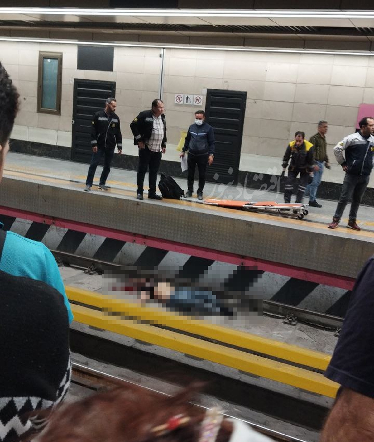 مرگ دل‌خراش یک شهروند در تصادف با مترو