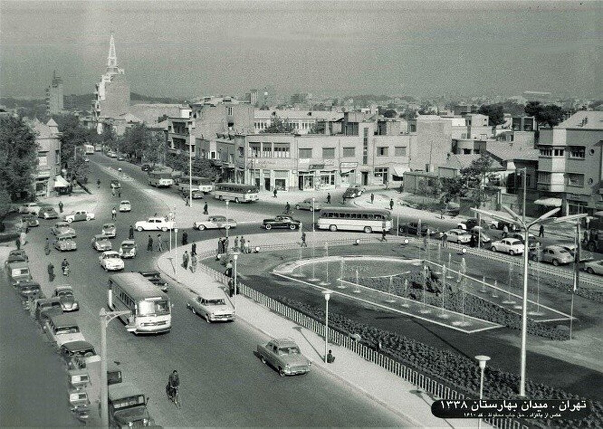 عکس | تصاویر جالب از میدان توپخانه ۷۷ سال قبل