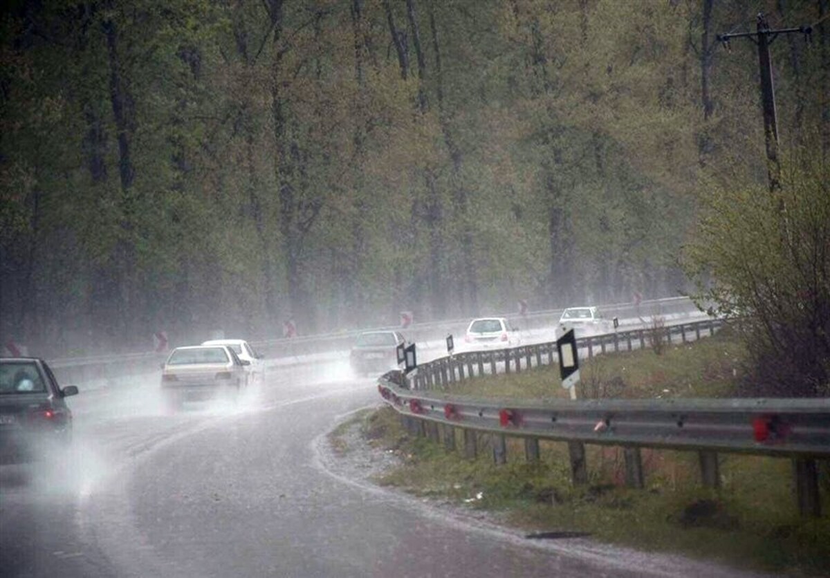 خبر بد برای مسافران شمال | بارش‌های سیل‌آسا در راه جاده‌های شمال