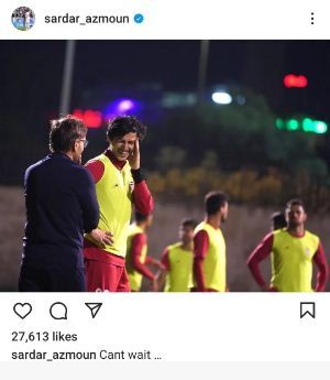 عکس | حوصله سردار آزمون سر رفت