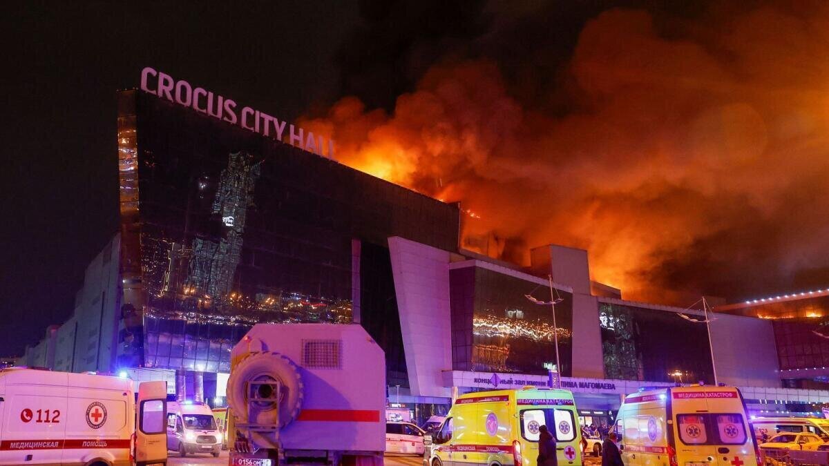 ویدیو | وحشت در تالار «کروکوس» بعد از حمله تروریستی