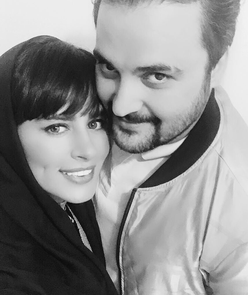 عکس | سلفی عاشقانه و زیبای  مهدی سلوکی با همسرش