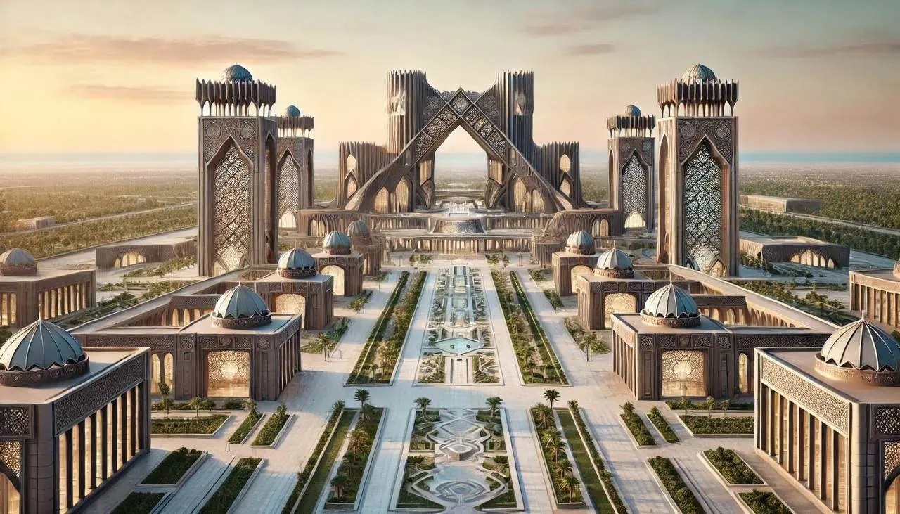 عکس | هوش مصنوعی پایتخت جدید را در مکران به این شکل طراحی کرد!