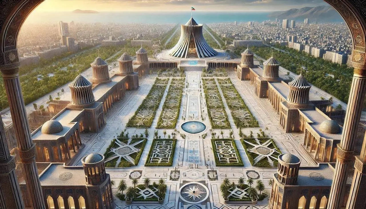 عکس | هوش مصنوعی پایتخت جدید را در مکران به این شکل طراحی کرد!