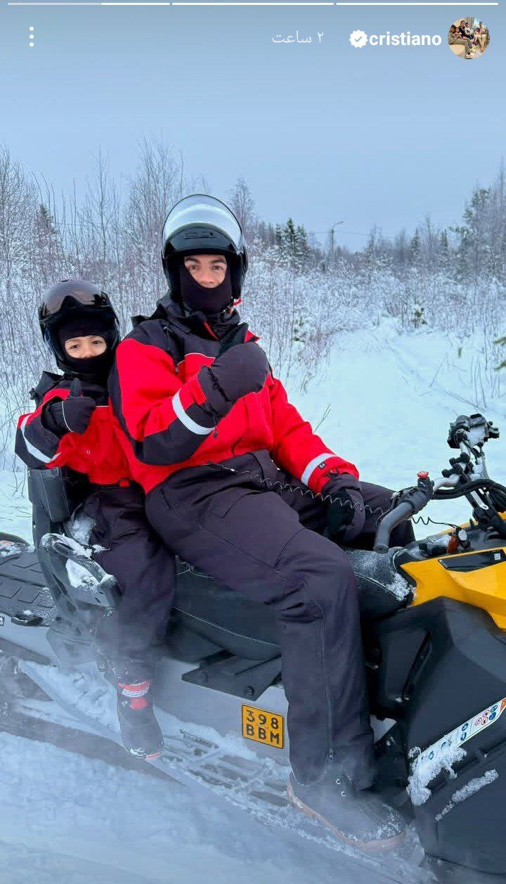 رونالدو در سرزمین بابانوئل + عکس