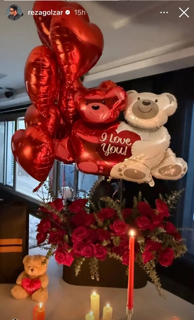 عکس | هدیه ولنتاین محمدرضا گلزار برای عشقش!