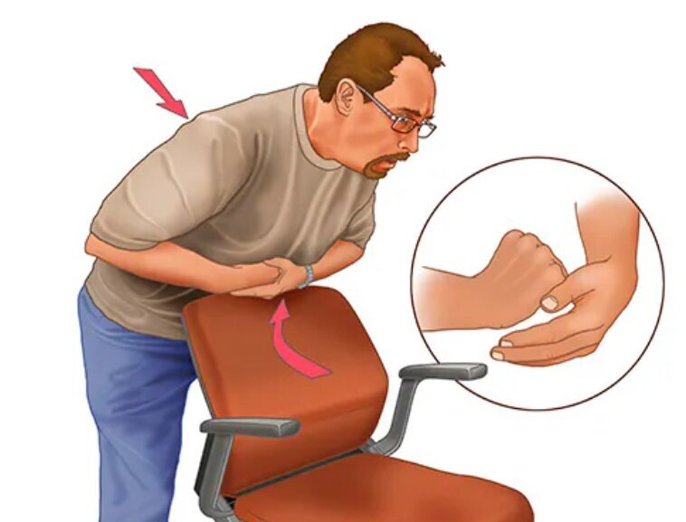 اگر تنها بودید و چیزی در گلویتان گیر کرد، این راه نجات شماست! اگر تنها بودید و چیزی در گلویتان گیر کرد، این راه نجات شماست!