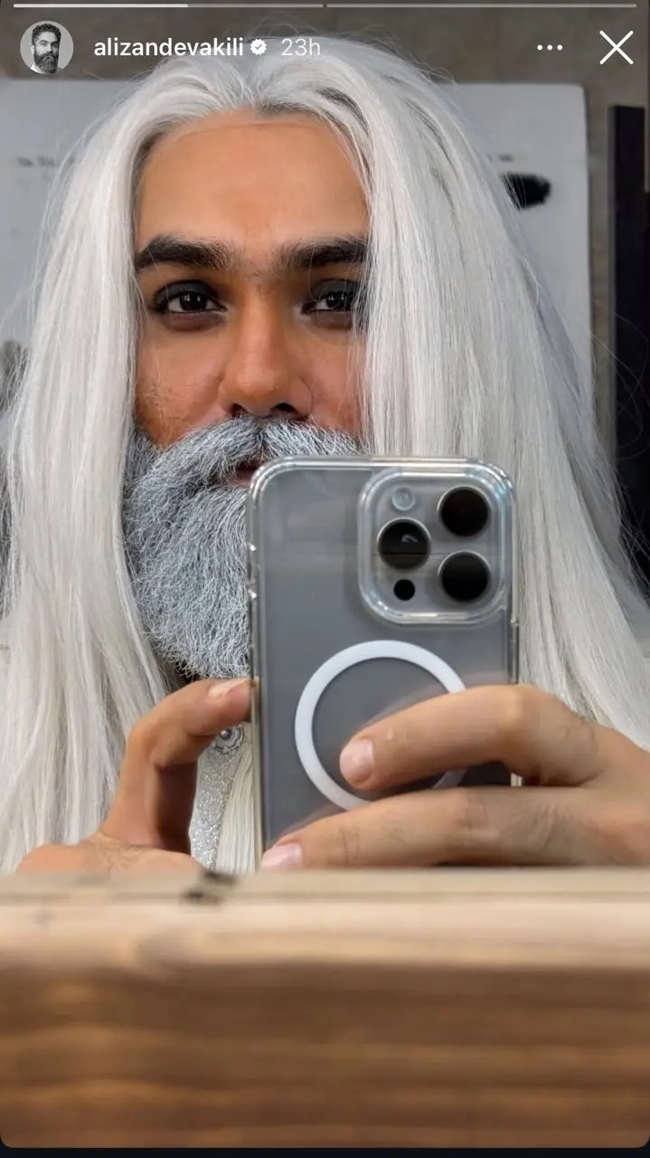 عکس | علی زندوکیلی چه شکلی پیر می‌شود؟!