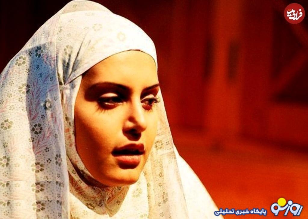 عکس | الناز شاکردوست با چادر گل گلی!