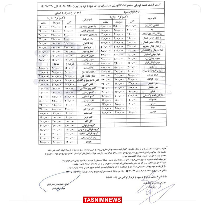 خریداران میوه‌های تابستانه بخوانند | قیمت‌ها در مسیر کاهشی