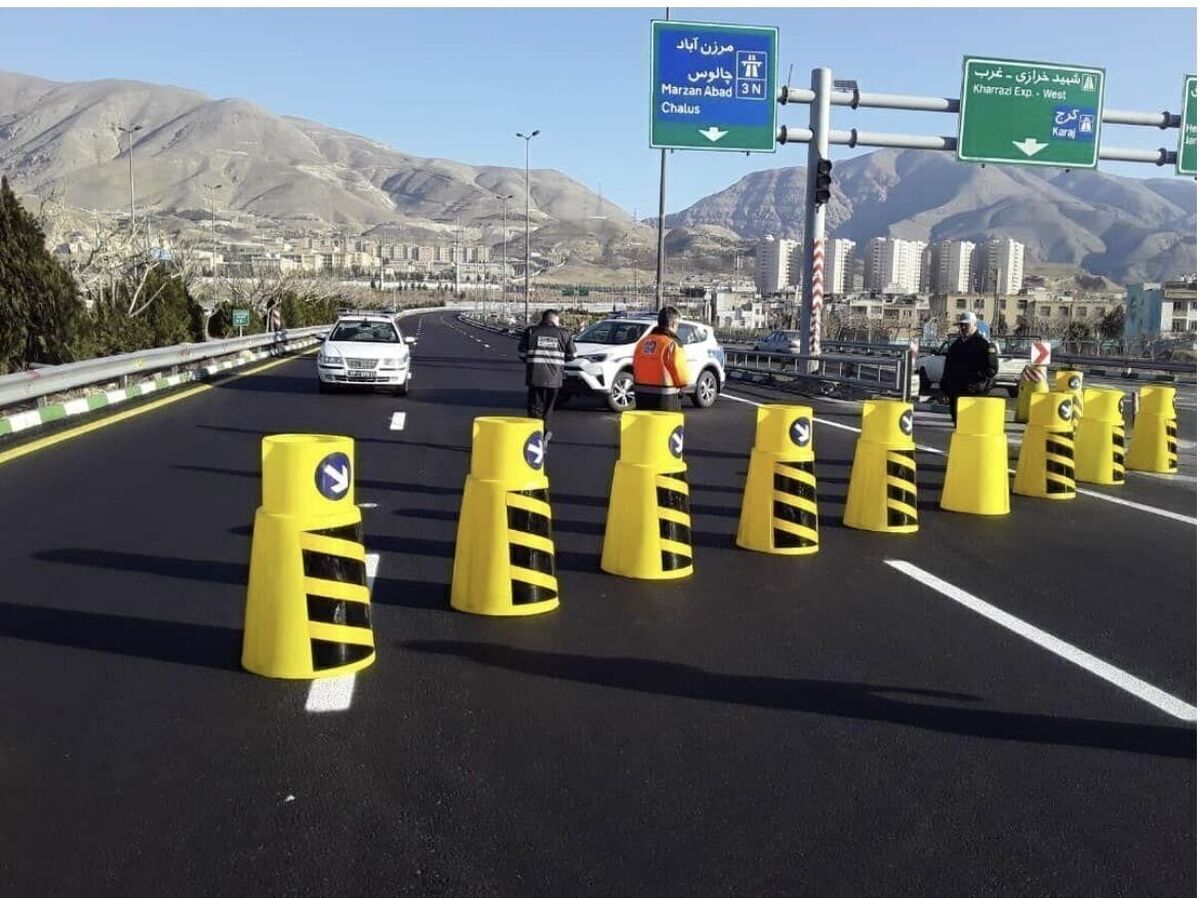 جاده چالوس و آزاد راه تهران- شمال امروز ۲۴ اردیبهشت مسدود شد