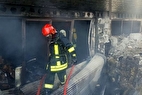 ویدیو | آتش سوزی گسترده در بازار قدیم بندرعباس