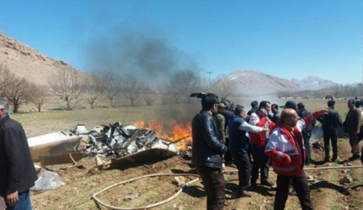 اسامی شهدای حادثه سقوط بالگرد رئیس جمهوری