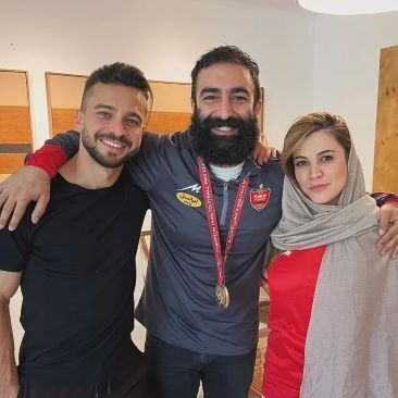 عکس | زوج سینمایی در منزل سروش رفیعی جشن قهرمانی گرفتند!