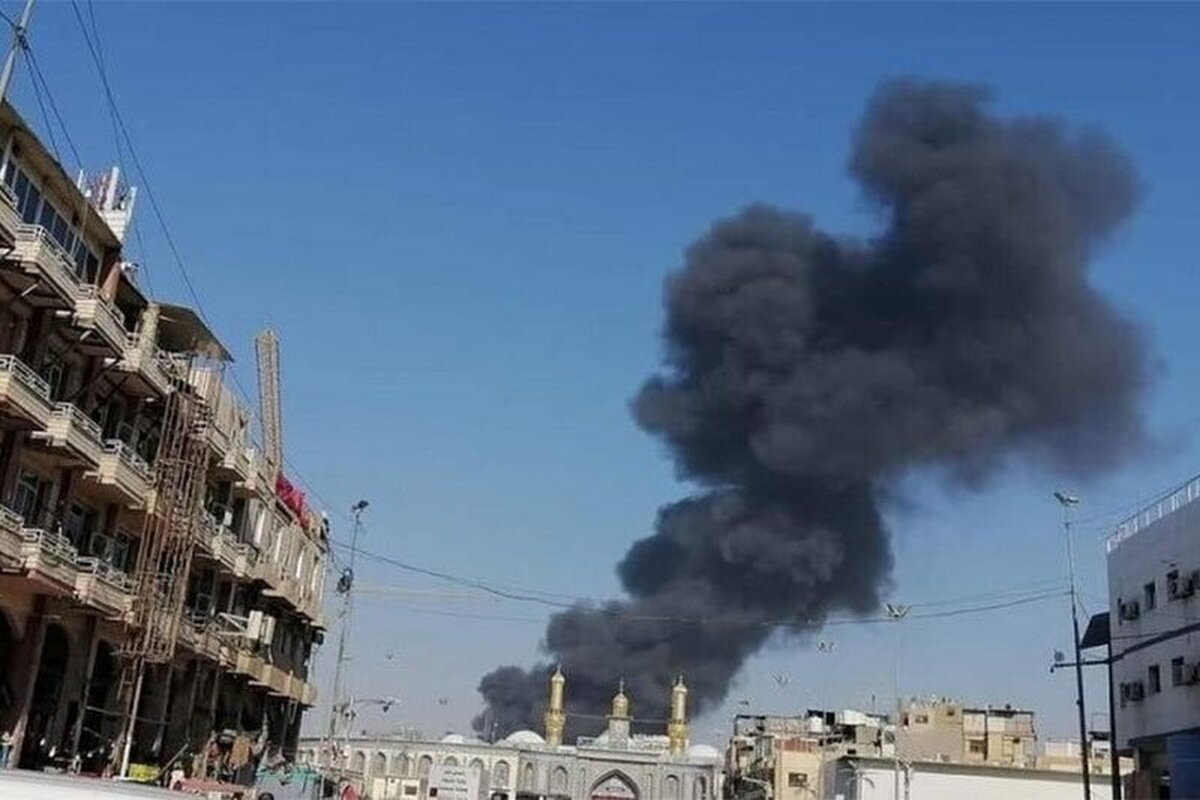ویدیو | آتش سوزی وحشتناک در نجف اشرف | قیامت برپا شد