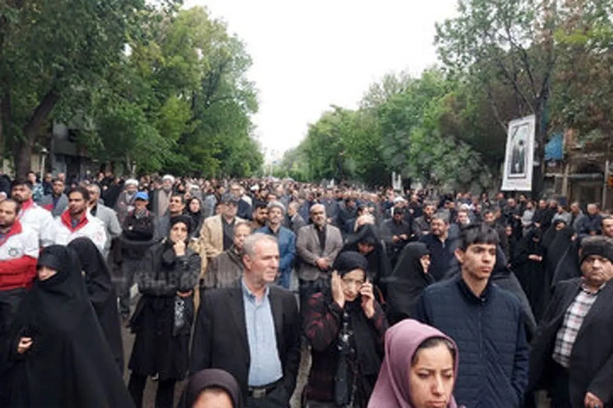 عکس |  خاخام‌های یهودی ایران را در مراسم تشییع رییس جمهور ببینید!
