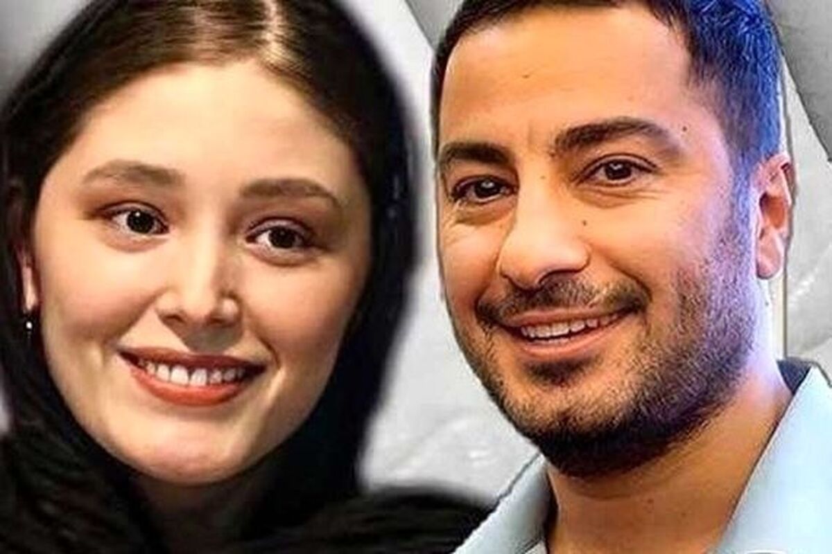 عاشقانه نوید محمدزاده و فرشته حسینی در پشت صحنه سریال پر مخاطب + عکس