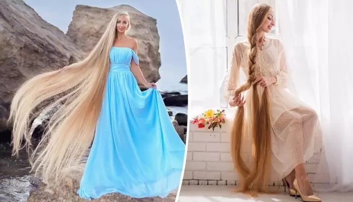 عکس | مو‌های زیبا و درخشان این زن اوکراینی ۳۴ سال است که کوتاه نشده!